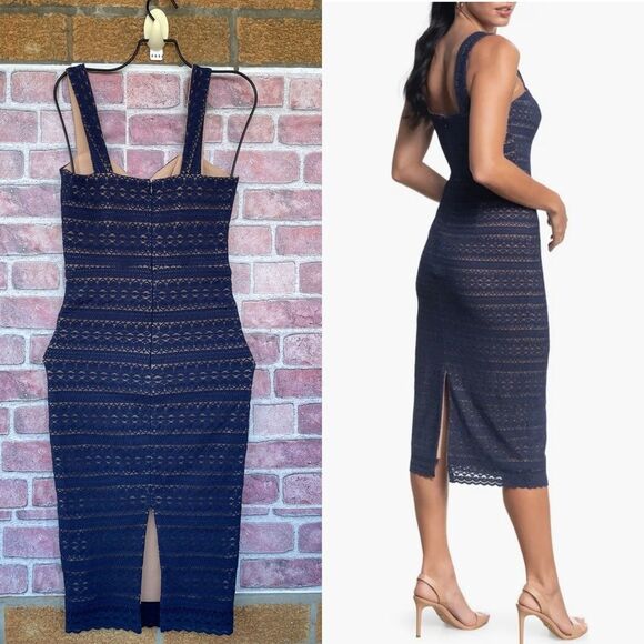 Dress the Population Navy Lace Nicole Dress size small - Picture 4 of 16